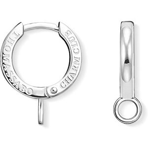 Thomas Sabo Women Single Hoop Earring Charm Club 925 Sterling Silver H2011-001-21 Thomas Sabo Women Single Hoop Earring Charm Club 925 Sterling Silver H2011-001-21