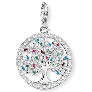 Thomas Sabo Women Charm Pendant Tree of Love Charm Club 925 Sterling Silver 1667-473-7 Thomas Sabo Women Charm Pendant Tree of Love Charm Club 925 Sterling Silver 1667-473-7