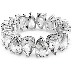 Swarovski Vittore ring, Pear cut, White, Rhodium plated, 58 Swarovski Vittore ring, Pear cut, White, Rhodium plated, 58