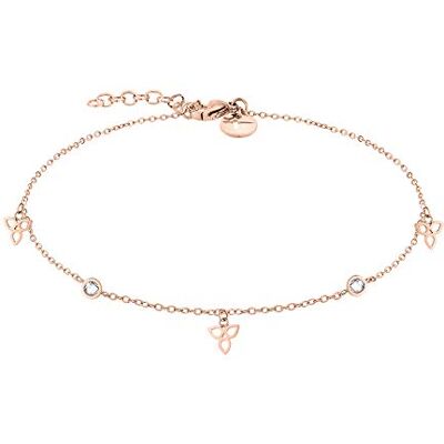 Tamaris Women's Stainless Steel Anklet, 27 cm, Stainless Steel, Cubic Zirconia Tamaris Women's Stainless Steel Anklet, 27 cm, Stainless Steel, Cubic Zirconia
