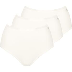 Sloggi Womens Go Daily Cotton Highwaist 3p, Silk White, M UK Sloggi Womens Go Daily Cotton Highwaist 3p, Silk White, M UK