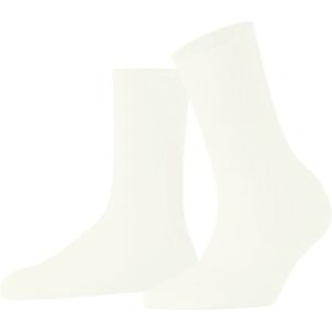 FALKE Women's Family W So Sustainable Cotton Plain 1 Pair Socks, White Off-White 2040 Rib, 5.5-8 FALKE Women's Family W So Sustainable Cotton Plain 1 Pair Socks, White Off-White 2040 Rib, 5.5-8