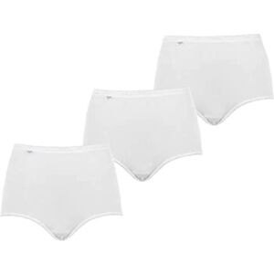 Sloggi Women's Basic+ Maxi Brief 3 Pack, White, 10 Sloggi Women's Basic+ Maxi Brief 3 Pack, White, 10