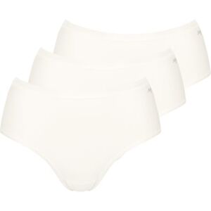 Sloggi Womens Go Daily Cotton Midi 3p, Silk White, L UK Sloggi Womens Go Daily Cotton Midi 3p, Silk White, L UK