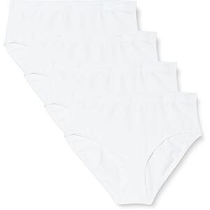 DIM Women's Maxi Daily Brief Organic Cotton x4 White L DIM Women's Maxi Daily Brief Organic Cotton x4 White L