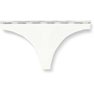 Calvin Klein Women’s Thong with Logo Waistband, White (White), L Calvin Klein Women’s Thong with Logo Waistband, White (White), L