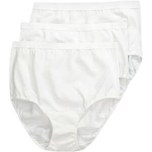 Ulla Popken Women's Slips, 3er-Pack Briefs, Schneeweiß, Ulla Popken Women's Slips, 3er-Pack Briefs, Schneeweiß,