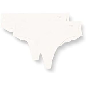 Sloggi Women's ZERO Modal 2.0 H Hipstring 2P Briefs, ANGORA, XL Sloggi Women's ZERO Modal 2.0 H Hipstring 2P Briefs, ANGORA, XL