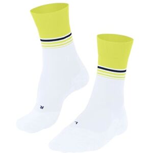 FALKE Women's RU4 Endurance Cool W So Functional Yarn Anti-Blister 1 Pair Running Socks, White 2004 Stripe, 2.5-3.5 FALKE Women's RU4 Endurance Cool W So Functional Yarn Anti-Blister 1 Pair Running Socks, White 2004 Stripe, 2.5-3.5