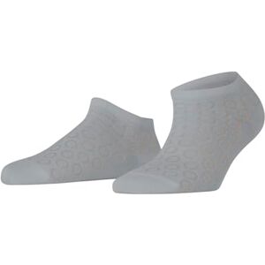 FALKE Women's Joy Fuel W Sn Cotton Low-Cut Patterned 1 Pair Trainer Socks, Grey Silver 3203, 2.5-5 FALKE Women's Joy Fuel W Sn Cotton Low-Cut Patterned 1 Pair Trainer Socks, Grey Silver 3203, 2.5-5