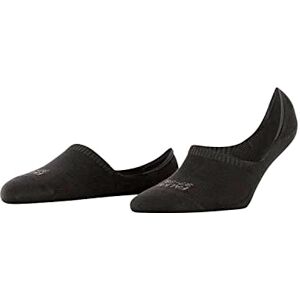 FALKE Women's Invisible Step High Cut W In Cotton No-Show Plain 1 Pair Liner Socks, Black 3000, 5.5-6.5 FALKE Women's Invisible Step High Cut W In Cotton No-Show Plain 1 Pair Liner Socks, Black 3000, 5.5-6.5