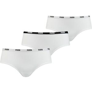 Puma Women's Hipster Panties (3-Pack), White, XS Puma Women's Hipster Panties (3-Pack), White, XS