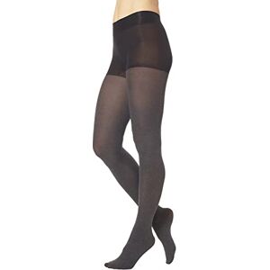HUE womensSuper Opaque Tights With Control Top Tights Gray Medium HUE womensSuper Opaque Tights With Control Top Tights Gray Medium