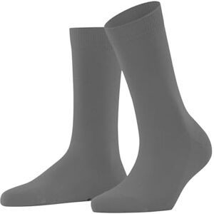 FALKE Women's Family W So Sustainable Cotton Plain 1 Pair Socks, Grey Flanell 3210, 2.5-5 FALKE Women's Family W So Sustainable Cotton Plain 1 Pair Socks, Grey Flanell 3210, 2.5-5