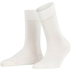 FALKE Women's Sensitive London W So Cotton With Soft Tops 1 Pair Socks, White Off-White 2040, 5.5-8 FALKE Women's Sensitive London W So Cotton With Soft Tops 1 Pair Socks, White Off-White 2040, 5.5-8