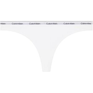 Calvin Klein Women’s Thong with Logo Waistband, White (White), XL Calvin Klein Women’s Thong with Logo Waistband, White (White), XL