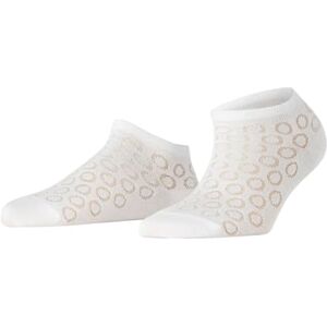 FALKE Women's Joy Fuel W Sn Cotton Low-Cut Patterned 1 Pair Trainer Socks, White 2000, 2.5-5 FALKE Women's Joy Fuel W Sn Cotton Low-Cut Patterned 1 Pair Trainer Socks, White 2000, 2.5-5