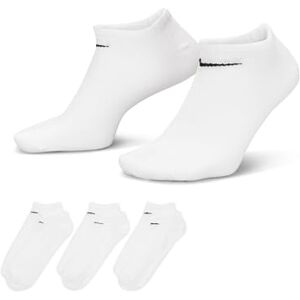 Nike Men's Everyday Lightweight No show Socks 3 Pairs , White/Black, XL UK Nike Men's Everyday Lightweight No show Socks 3 Pairs , White/Black, XL UK