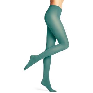 FALKE Women's Pure Matt 50 DEN W Ti Semi-Opaque Plain 1 Pair Tights, Green Fjord 7475, M-L FALKE Women's Pure Matt 50 DEN W Ti Semi-Opaque Plain 1 Pair Tights, Green Fjord 7475, M-L