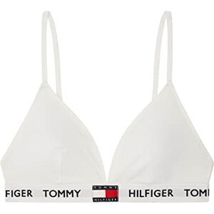 Tommy Hilfiger Women Triangle Cup Bra Stretch, White (PVH Classic White), XS Tommy Hilfiger Women Triangle Cup Bra Stretch, White (PVH Classic White), XS