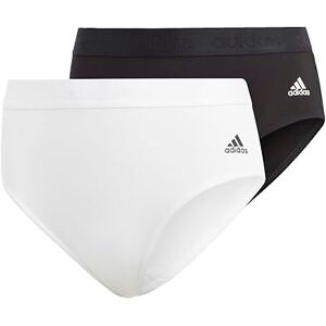 adidas Women's Comfort Flex Scoop Cotton Bikini Set Style Underwear, Black/White, S (Pack of 2) adidas Women's Comfort Flex Scoop Cotton Bikini Set Style Underwear, Black/White, S (Pack of 2)