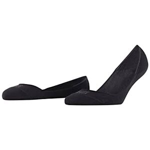 FALKE Women's Invisible Step Medium Cut Box W In Cotton No-Show Plain 1 Pair Liner Socks, Black 3000, 4-5 FALKE Women's Invisible Step Medium Cut Box W In Cotton No-Show Plain 1 Pair Liner Socks, Black 3000, 4-5