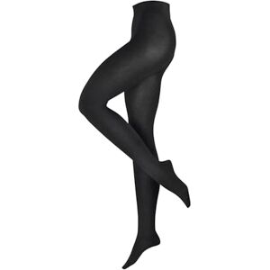 ESPRIT Women's Plain W Ti Cotton Wool Thick Plain 1 Pair Tights, Black 3000, M ESPRIT Women's Plain W Ti Cotton Wool Thick Plain 1 Pair Tights, Black 3000, M