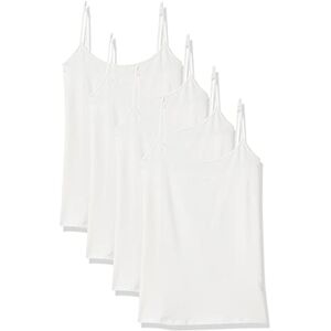 Amazon Essentials Women's Slim-Fit Camisole, Pack of 4, White, M Amazon Essentials Women's Slim-Fit Camisole, Pack of 4, White, M
