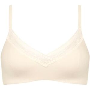 Sloggi Women's GO Ribbed R P Bra, Angora, XS Sloggi Women's GO Ribbed R P Bra, Angora, XS