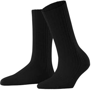 FALKE Women's Cosy Wool Boot W So Viscose Cashmere Plain 1 Pair Socks, Black 3000, 2.5-5 FALKE Women's Cosy Wool Boot W So Viscose Cashmere Plain 1 Pair Socks, Black 3000, 2.5-5