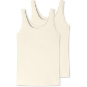 Uncover by Schiesser Schiesser Ladies 2 Pack Underwear Camisole M, Cream-Coloured, M Uncover by Schiesser Schiesser Ladies 2 Pack Underwear Camisole M, Cream-Coloured, M