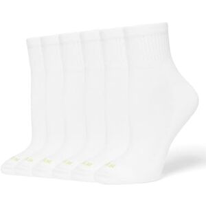 HUE Women's Mini Crew Sock, White-6 Pair Pack, One Size (Pack of 6) HUE Women's Mini Crew Sock, White-6 Pair Pack, One Size (Pack of 6)
