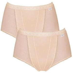 Sloggi Women's Maxi 2 Pack Control Knickers, Skin, 22 UK Sloggi Women's Maxi 2 Pack Control Knickers, Skin, 22 UK