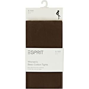 ESPRIT Women's Cotton W Ti Opaque Plain 1 Pair Tights, Brown Dark 5230, XL ESPRIT Women's Cotton W Ti Opaque Plain 1 Pair Tights, Brown Dark 5230, XL