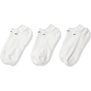 Nike Everyday Men's Socks (Pack of 3), White/Black, S Nike Everyday Men's Socks (Pack of 3), White/Black, S