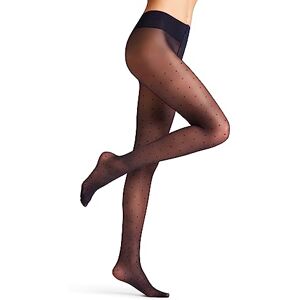 FALKE Women's Dot Vitalize 20 DEN W Ti Sheer Shaper Effect 1 Pair Tights, Blue Marine 6179, M-L FALKE Women's Dot Vitalize 20 DEN W Ti Sheer Shaper Effect 1 Pair Tights, Blue Marine 6179, M-L