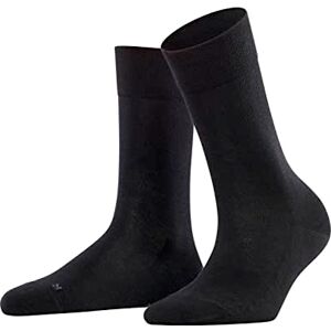FALKE Women's Sensitive London W So Cotton With Soft Tops 1 Pair Socks, Black 3000, 5.5-8 FALKE Women's Sensitive London W So Cotton With Soft Tops 1 Pair Socks, Black 3000, 5.5-8