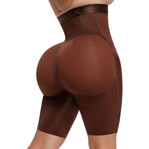 SHAPELLX Shapewear For Women Tummy Control High Waisted Body Shaper Shorts Butt Lifting Shapewear Higher Power Panties, A3-brown, Large SHAPELLX Shapewear For Women Tummy Control High Waisted Body Shaper Shorts Butt Lifting Shapewear Higher Power Panties, A3-brown, Large