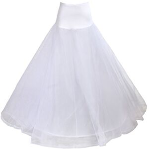 TUKA-i-AKUT TUKA Crinoline 3 Layers 1-Hoop for Womens Wedding Dress Evening Gown etc. Design Premium Quality Underskirt Wedding bridal Petticoat Slips, One Size Matching UK Size 4-12, TKB0019 white TUKA-i-AKUT TUKA Crinoline 3 Layers 1-Hoop for Womens Wedding Dress Evening Gown etc. Design Premium Quality Underskirt Wedding bridal Petticoat Slips, One Size Matching UK Size 4-12, TKB0019 white