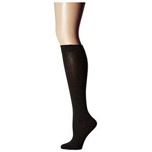 FALKE Women's No. 1 W Kh Cashmere Silk Lurex Long Plain 1 Pair Knee-High Socks, Black 3009, 4-5 FALKE Women's No. 1 W Kh Cashmere Silk Lurex Long Plain 1 Pair Knee-High Socks, Black 3009, 4-5