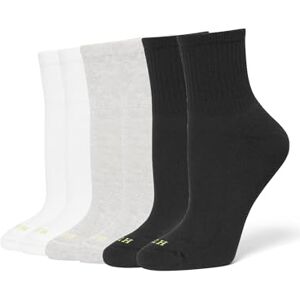HUE Women's Mini Crew Sock Pack Casual, Multicolor 6 Pairs, One Size (Pack of 6) HUE Women's Mini Crew Sock Pack Casual, Multicolor 6 Pairs, One Size (Pack of 6)