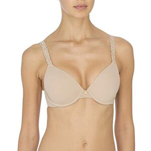 Natori Women's Pure Luxe Custom Coverage Contour Bra, Cafe, 36D/DD Natori Women's Pure Luxe Custom Coverage Contour Bra, Cafe, 36D/DD