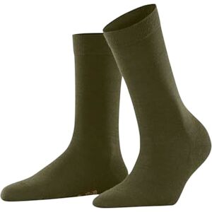 FALKE Women's Softmerino W So Wool Cotton Plain 1 Pair Socks, Green Artichoke 7436, 4-5 FALKE Women's Softmerino W So Wool Cotton Plain 1 Pair Socks, Green Artichoke 7436, 4-5