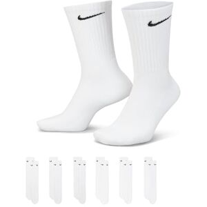 Nike Men's U Nk Everyday Cush Crew 6pr-bd Socks, white/(black), XL UK Nike Men's U Nk Everyday Cush Crew 6pr-bd Socks, white/(black), XL UK