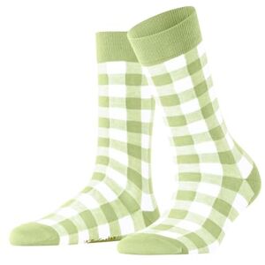 Burlington Women's Vichy W So Cotton Patterned 1 Pair Socks, Green Lemon 7498, 3.5-7 Burlington Women's Vichy W So Cotton Patterned 1 Pair Socks, Green Lemon 7498, 3.5-7