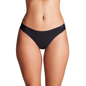 Under Armour Women's Pure Stretch Thong 3 Pack, Black Core, XS Under Armour Women's Pure Stretch Thong 3 Pack, Black Core, XS