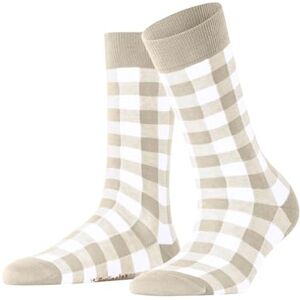 Burlington Women's Vichy W So Cotton Patterned 1 Pair Socks, Beige Gravel 4840, 3.5-7 Burlington Women's Vichy W So Cotton Patterned 1 Pair Socks, Beige Gravel 4840, 3.5-7