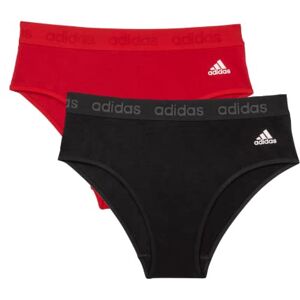 adidas Women's Comfort Flex Scoop Cotton Bikini Set Style Underwear, Black/Vivid Red, L (Pack of 2) adidas Women's Comfort Flex Scoop Cotton Bikini Set Style Underwear, Black/Vivid Red, L (Pack of 2)