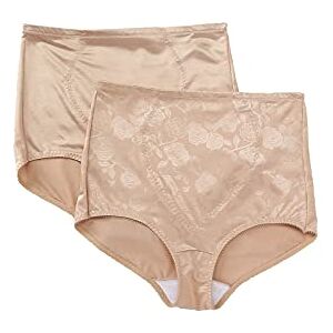 Bali Women's Tummy Panel Firm Control Shapewear Brief DFX710 2-Pack, Nude/Nude, XXL Bali Women's Tummy Panel Firm Control Shapewear Brief DFX710 2-Pack, Nude/Nude, XXL