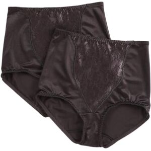 Bali Women's Shapewear Double Support® Coordinate Brief with Lace Tummy Panel Light Control 2-Pack, 2 black, X-Large Bali Women's Shapewear Double Support® Coordinate Brief with Lace Tummy Panel Light Control 2-Pack, 2 black, X-Large